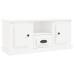 vidaXL Mueble para TV madera contrachapada blanco 100x35,5x45 cm