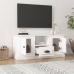 vidaXL Mueble para TV madera contrachapada blanco 100x35,5x45 cm