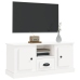 vidaXL Mueble para TV madera contrachapada blanco 100x35,5x45 cm