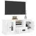 vidaXL Mueble para TV madera contrachapada blanco 100x35,5x45 cm