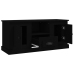 Mueble para TV madera contrachapada negro 100x35,5x45 cm