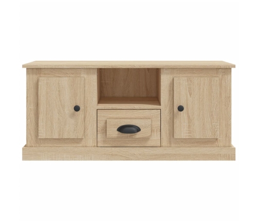 Mueble para TV madera contrachapada roble Sonoma 100x35,5x45 cm