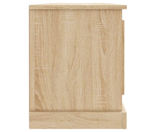 Mueble para TV madera contrachapada roble Sonoma 100x35,5x45 cm