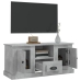 Mueble de TV madera contrachapada gris hormigón 100x35,5x45 cm