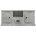 Mueble de TV madera contrachapada gris hormigón 100x35,5x45 cm