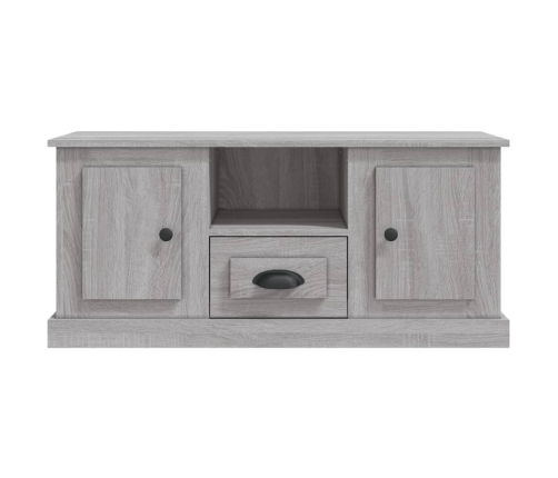 Mueble para TV madera contrachapada gris Sonoma 100x35,5x45 cm