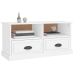 vidaXL Mueble para TV madera contrachapada blanco 93x35,5x45 cm