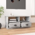 Mueble de TV madera contrachapada gris hormigón 93x35,5x45 cm