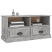 Mueble de TV madera contrachapada gris hormigón 93x35,5x45 cm