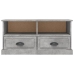 Mueble de TV madera contrachapada gris hormigón 93x35,5x45 cm