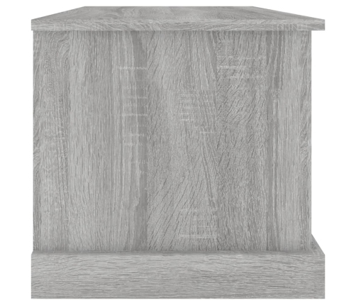 Baúl almacenaje madera contrachapada gris sonoma 70x40x38 cm