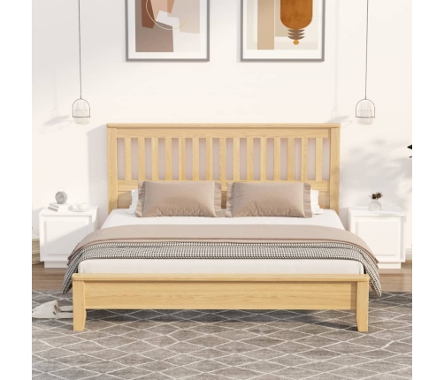 Mesitas de noche 2 uds madera contrachapada blanco 44x35x45 cm