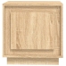 Mesitas de noche 2 uds madera contrachapada roble 44x35x45 cm