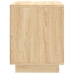 Mesitas de noche 2 uds madera contrachapada roble 44x35x45 cm