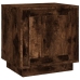 vidaXL Mesita de noche madera contrachapada roble ahumado 44x35x45 cm