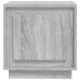 Mesitas de noche 2 uds madera contrachapada gris 44x35x45 cm