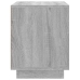 Mesitas de noche 2 uds madera contrachapada gris 44x35x45 cm