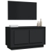 Mueble para TV madera contrachapada negro 80x35x45 cm