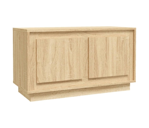 Mueble para TV madera contrachapada roble Sonoma 80x35x45 cm