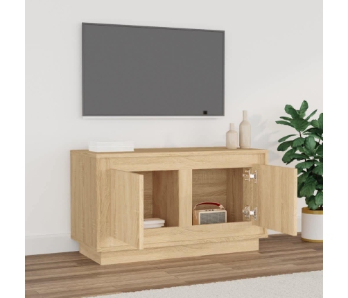 Mueble para TV madera contrachapada roble Sonoma 80x35x45 cm