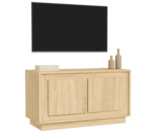 Mueble para TV madera contrachapada roble Sonoma 80x35x45 cm