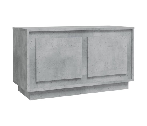 Mueble para TV madera contrachapada gris hormigón 80x35x45 cm