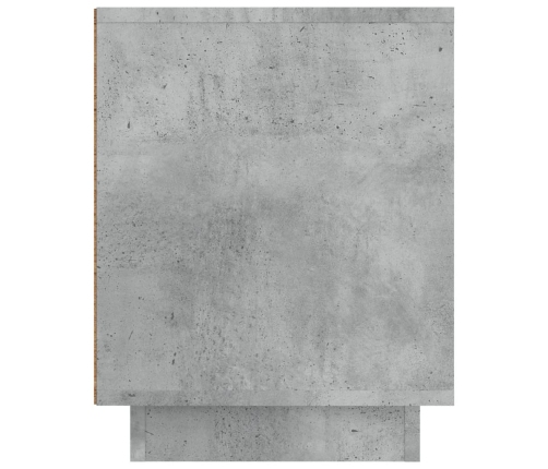 Mueble para TV madera contrachapada gris hormigón 80x35x45 cm