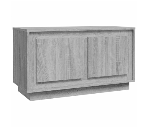 Mueble para TV madera contrachapada gris Sonoma 80x35x45 cm