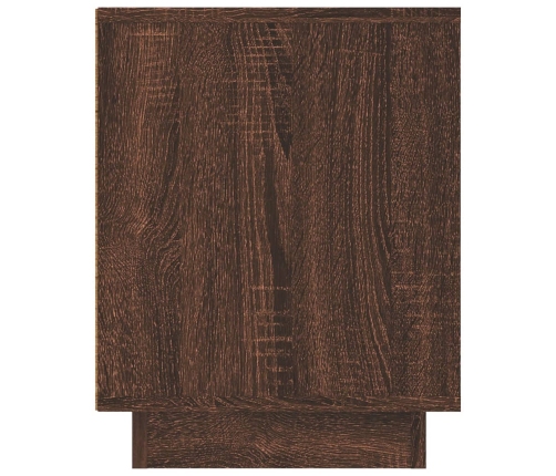 Mueble para TV madera contrachapada roble marrón 80x35x45 cm