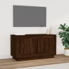 vidaXL Mueble para TV madera contrachapada roble marrón 80x35x45 cm