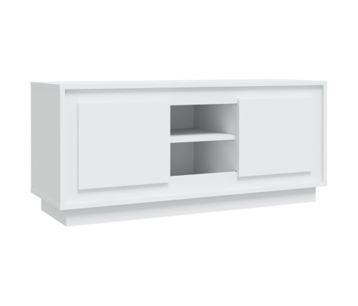 Mueble para TV madera contrachapada negro 102x35x45 cm