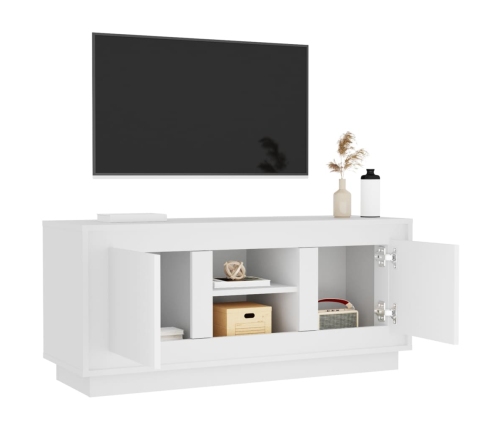 Mueble para TV madera contrachapada negro 102x35x45 cm