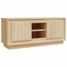 Mueble de TV madera contrachapada roble Sonoma 102x35x45 cm