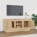 Mueble de TV madera contrachapada roble Sonoma 102x35x45 cm