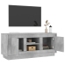 Mueble de TV madera contrachapada gris hormigón 102x35x45 cm