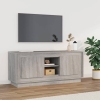 Mueble para TV madera contrachapada gris Sonoma 102x35x45 cm