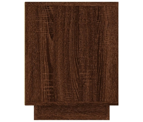 vidaXL Mueble para TV madera contrachapada roble marrón 102x35x45 cm