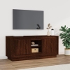 vidaXL Mueble para TV madera contrachapada roble marrón 102x35x45 cm