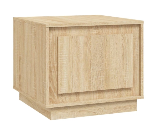 Mesa de centro madera contrachapada roble Sonoma 51x50x44 cm