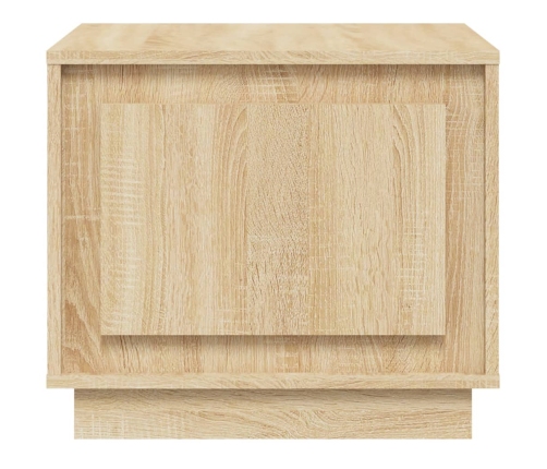 Mesa de centro madera contrachapada roble Sonoma 51x50x44 cm