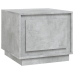 vidaXL Mesa de centro madera contrachapada gris hormigón 51x50x44 cm