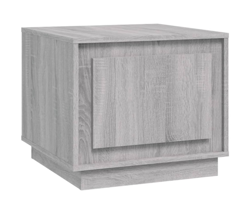 Mesa de centro madera contrachapada gris Sonoma 51x50x44 cm