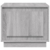 Mesa de centro madera contrachapada gris Sonoma 51x50x44 cm