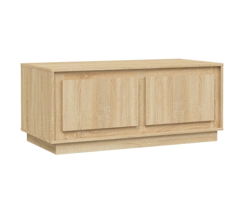 Mesa de centro madera contrachapada roble Sonoma 102x50x44 cm