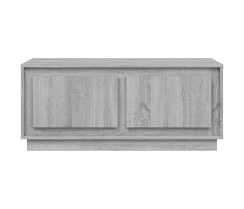 Mesa de centro madera contrachapada gris Sonoma 102x50x44 cm