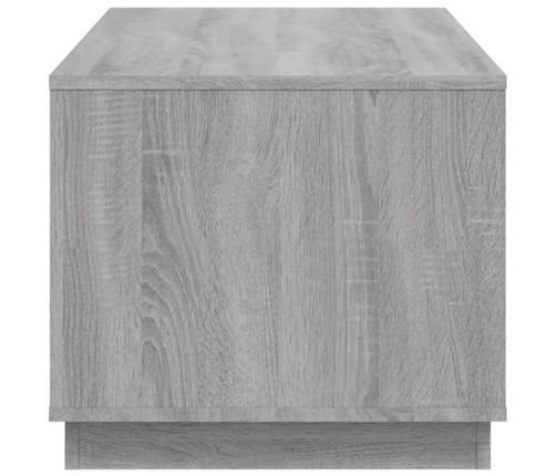 Mesa de centro madera contrachapada gris Sonoma 102x50x44 cm