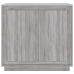 Aparador de madera contrachapada gris Sonoma 80x34x75 cm