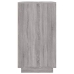 Aparador de madera contrachapada gris Sonoma 80x34x75 cm