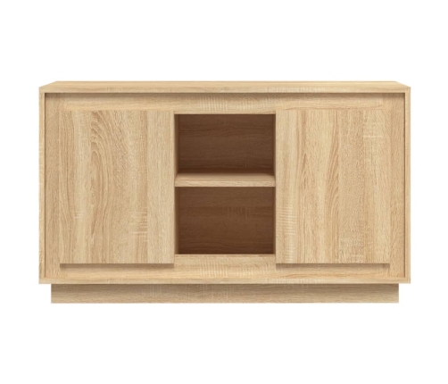 Aparador de madera contrachapada roble Sonoma 102x35x60 cm