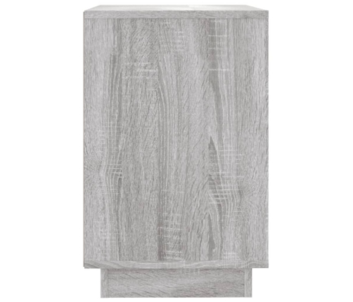 Aparador de madera contrachapada gris Sonoma 102x35x60 cm